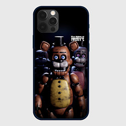 Чехол для iPhone 12 Pro Max Five Nights at Freddys персонажи, цвет: 3D-черный