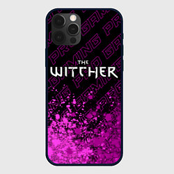 Чехол для iPhone 12 Pro Max The Witcher pro gaming: символ сверху, цвет: 3D-черный