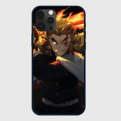 Чехол iPhone 12 Pro Max Клинок рассекающий демонов Кёдзюро Рэнгоку
