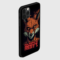 Чехол для iPhone 12 Pro Max Five Nights at Freddys Mangle, цвет: 3D-черный — фото 2