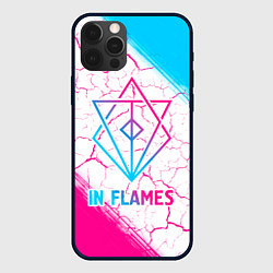 Чехол iPhone 12 Pro Max In Flames neon gradient style