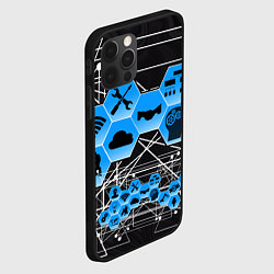 Чехол для iPhone 12 Pro Max Виртуальный мир, цвет: 3D-черный — фото 2