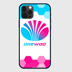 Чехол iPhone 12 Pro Max Daewoo neon gradient style