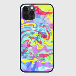 Чехол для iPhone 12 Pro Max Flash of colors, цвет: 3D-черный