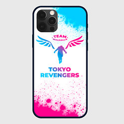 Чехол для iPhone 12 Pro Max Tokyo Revengers neon gradient style, цвет: 3D-черный