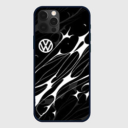 Чехол iPhone 12 Pro Max Volkswagen - острые линии