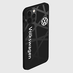 Чехол для iPhone 12 Pro Max Volkswagen - classic black, цвет: 3D-черный — фото 2