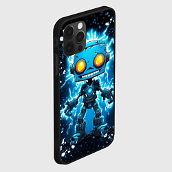 Чехол для iPhone 12 Pro Max Робот - comics art style, цвет: 3D-черный — фото 2