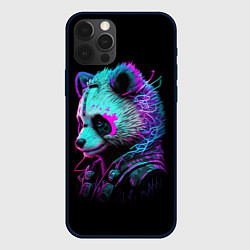 Чехол для iPhone 12 Pro Max Панда киберпанк, цвет: 3D-черный