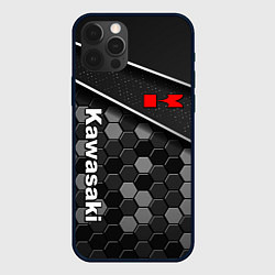 Чехол iPhone 12 Pro Max Kawasaki - технологическая