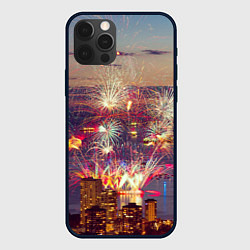 Чехол iPhone 12 Pro Max Салют в ночном небе