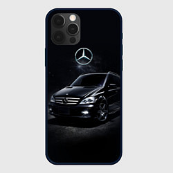 Чехол iPhone 12 Pro Max Mercedes black