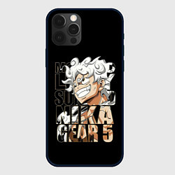 Чехол для iPhone 12 Pro Max Luffy Gear 5 Луффи, цвет: 3D-черный