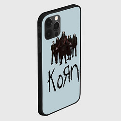 Чехол для iPhone 12 Pro Max Korn band, цвет: 3D-черный — фото 2