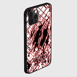 Чехол для iPhone 12 Pro Max Кибернетическая клякса Красная, цвет: 3D-черный — фото 2