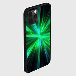 Чехол для iPhone 12 Pro Max Green light, цвет: 3D-черный — фото 2