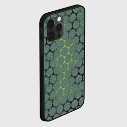 Чехол для iPhone 12 Pro Max Цветочная броня, цвет: 3D-черный — фото 2