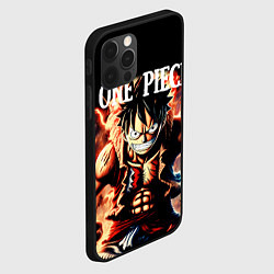 Чехол для iPhone 12 Pro Max Злой Луффи из One Piece, цвет: 3D-черный — фото 2