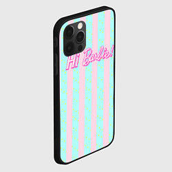 Чехол для iPhone 12 Pro Max Hi Barbie - фраза и костюм Кена, цвет: 3D-черный — фото 2