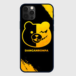 Чехол для iPhone 12 Pro Max Danganronpa - gold gradient, цвет: 3D-черный