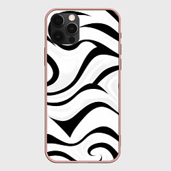 Чехол iPhone 12 Pro Max Анималистическая абстракция зебры