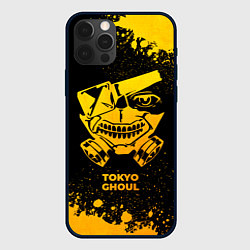 Чехол iPhone 12 Pro Max Tokyo Ghoul - gold gradient