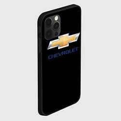 Чехол для iPhone 12 Pro Max Chevrolet sport auto, цвет: 3D-черный — фото 2