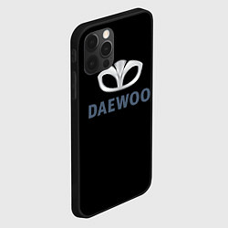 Чехол для iPhone 12 Pro Max Daewoo sport auto, цвет: 3D-черный — фото 2