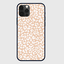 Чехол iPhone 12 Pro Max Нежный леопард паттерн