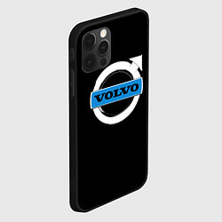 Чехол для iPhone 12 Pro Max Volvo sport car, цвет: 3D-черный — фото 2