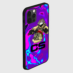 Чехол для iPhone 12 Pro Max Cs go neon skin, цвет: 3D-черный — фото 2