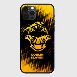 Чехол iPhone 12 Pro Max Goblin Slayer - gold gradient