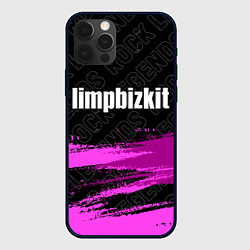 Чехол iPhone 12 Pro Max Limp Bizkit rock legends: символ сверху