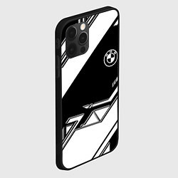 Чехол для iPhone 12 Pro Max Bmw sport geometry, цвет: 3D-черный — фото 2