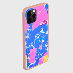 Чехол для iPhone 12 Pro Max Кен - друг Барби, цвет: 3D-светло-розовый — фото 2