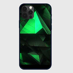 Чехол для iPhone 12 Pro Max Геометрические фигуры, цвет: 3D-черный