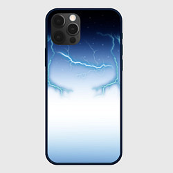 Чехол для iPhone 12 Pro Max Молниеносный разряд, цвет: 3D-черный