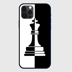 Чехол для iPhone 12 Pro Max Ферзь, цвет: 3D-черный