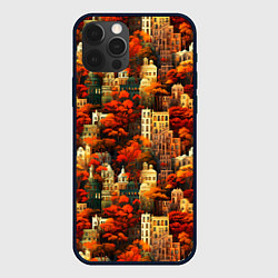 Чехол для iPhone 12 Pro Max Осенний вечерний город, цвет: 3D-черный