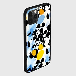 Чехол для iPhone 12 Pro Max Красочный абстрактный паттерн - поп-арт, цвет: 3D-черный — фото 2
