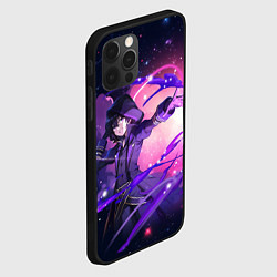 Чехол для iPhone 12 Pro Max Восхождение в тени - Тень, цвет: 3D-черный — фото 2