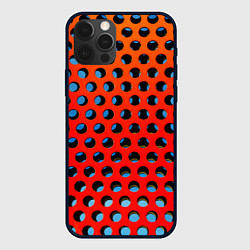 Чехол iPhone 12 Pro Max Перфорированная металлическая текстура
