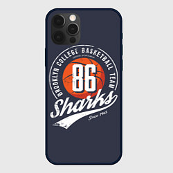 Чехол iPhone 12 Pro Max Basketball sharks