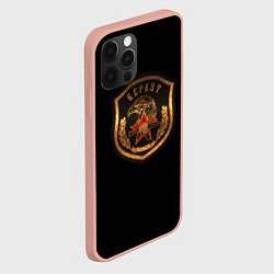 Чехол для iPhone 12 Pro Max Подразделение Беркут, цвет: 3D-светло-розовый — фото 2