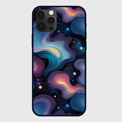 Чехол iPhone 12 Pro Max Космические волны и звездная пыль
