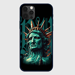 Чехол iPhone 12 Pro Max Статуя свободы в New York США