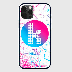 Чехол для iPhone 12 Pro Max The Killers neon gradient style, цвет: 3D-черный