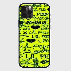 Чехол iPhone 12 Pro Max Lil peep кислотный стиль