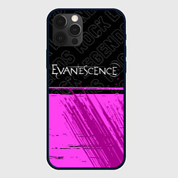 Чехол для iPhone 12 Pro Max Evanescence rock legends посередине, цвет: 3D-черный