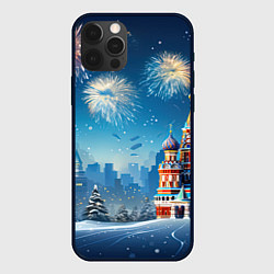 Чехол iPhone 12 Pro Max Новогодняя Москва